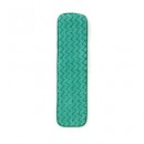 Rubbermaid Microfiber Green Dust Pad, 18-1/2&quot; x 5.57quot;, 12/Carton