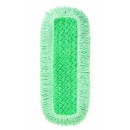 Rubbermaid HYGEN Microfiber Fringed Green Dust Mop Pad 24&quot;, 12/Carton 