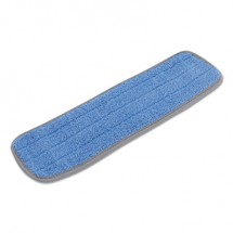 Blue Microfiber Mop Head with Velco Backing 18" x 5" 12/Carton 