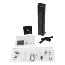 Monitor Riser, Single Monitor Kit, 30 Degrees Tilt, Up to 24", 6 to 16 lbs, Black