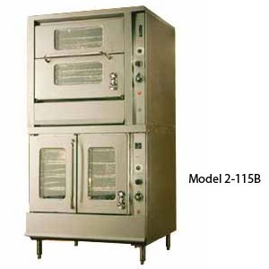Montague 2-115Z Vectaire Convection Oven With Horizontal Opening Doors With Windows
