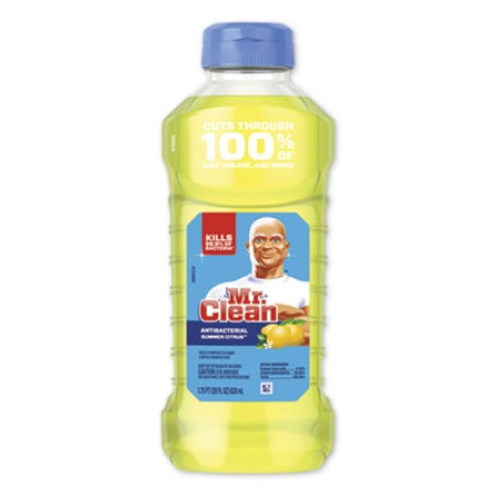 Multi-Surface Antibacterial Cleaner, Summer Citrus, 45 oz Bottle, 6/Carton