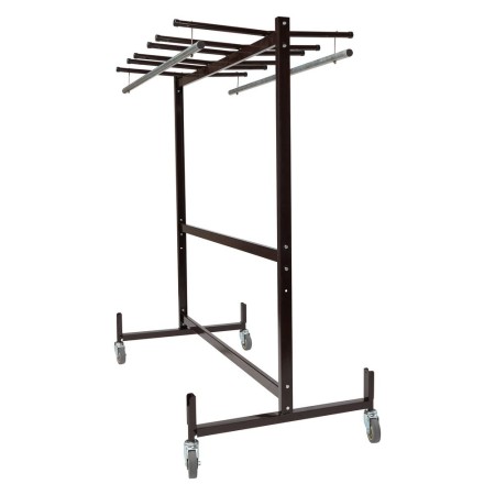 National Public Seating 42-8-60 Double-Tier Table / Chair Dolly / Coat Storage Rack