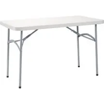 National Public Seating BT2448 Heavy Duty Folding Table, Speckled Gray 24&quot; x 48&quot; 