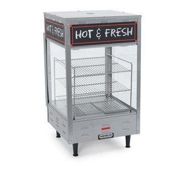 Nemco 6455-2 Self-Serve Hot Food Merchandiser Three 19" Shelves 120V