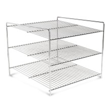 Nemco 66792 Three Tier Shelf System for 6454 Pizza and Hot Food Merchandisers 15&quot;