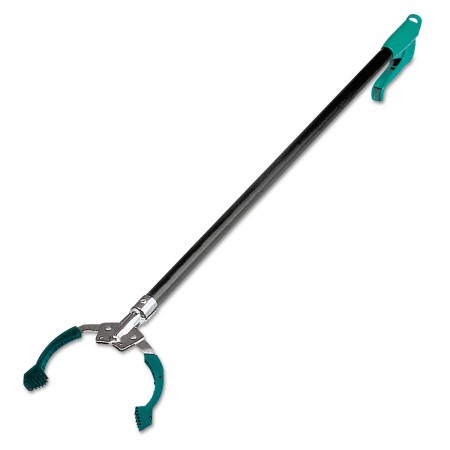 Nifty Nabber Extension Arm with Claw, 18", Black/Green