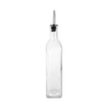 CAC China W3SQ-16BT Oil/Vinegar Cruet Glass with Pourer 16 oz.