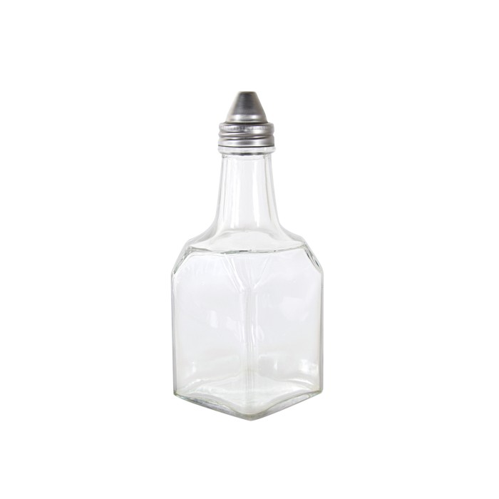 CAC China G3OC-6 Glass Oil/Vinegar Cruet with Pourer 6 oz. - 1 doz