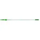 Opti-Loc Aluminum Extension Pole, 4 ft. Two Sections, Green/Silver