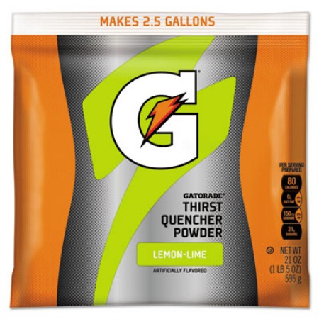 Original Powdered Drink Mix, Lemon-Lime, 21oz Packet, 32/Carton