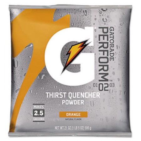 Original Powdered Drink Mix, Orange, 21oz Packet, 32/Carton