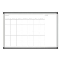 PINIT Magnetic Dry Erase Undated One Month Calendar, 36 x 24, White