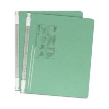 PRESSTEX Covers with Storage Hooks, 2 Posts, 6" Capacity, 14.88 x 11, Light Green