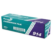 PVC Film Roll with Cutter Box, 24" x 2000 ft, Clear
