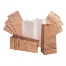Standard Duty Grocery Paper Bags, Kraft, 3#, 4-3/4&quot; x 3-9/16&quot;, 500/Bags