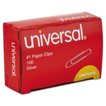 Paper Clips, Small (No. 1), Silver, 1200/Pack