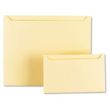Paper File Jackets, Letter Size, Buff, 100/Box