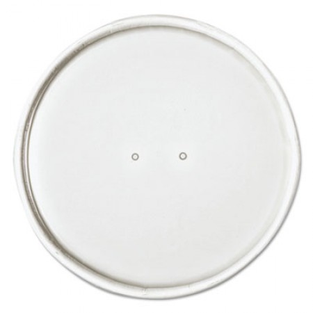Dart White Vented Paper Lids For 16 oz. Food Containers 3.9
