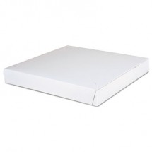 SCT White Paperboard 14" Pizza Boxes, 100/Carton