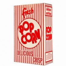 Paragon 1070 Classic Popcorn Box .74 oz. - 100 boxes