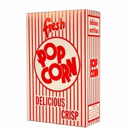 Paragon 1071 Classic Popcorn Box .95 oz. - 100 boxes
