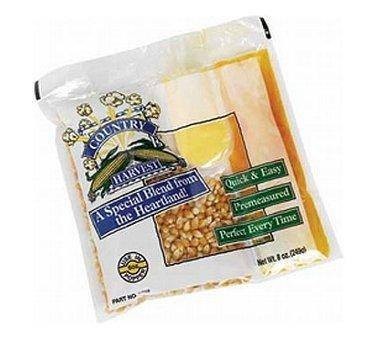 Paragon 1101 Country Harvest Popcorn Portion Pack 8 oz. (Mega Case) - 40 packs