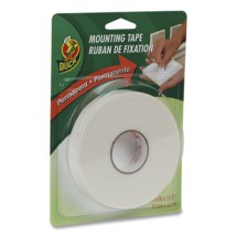 Permanent Foam Mounting Tape, 3/4" x 15ft, White