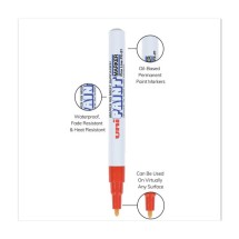 uni-Paint Permanent Marker, Fine Bullet Tip, Red