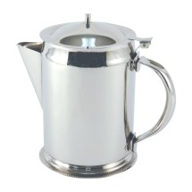CAC China SWPT-64L Coffee Server/Pitcher with Base & Hinged Lid 2 Qt. > 64 oz.