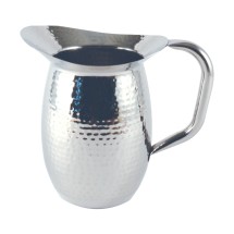 CAC China SWPH-2 Hammered  Pitcher without Ice Guard 2 Qt. > 64 oz.