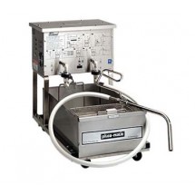 Pitco P14 Low-Profile Mobile Fryer Filter with Pump and Hose Assembly 50 Lb. Capacity