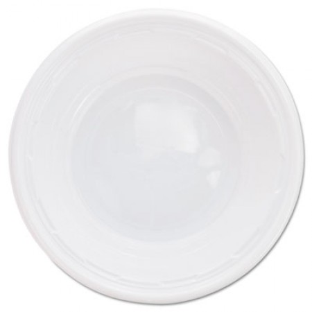 Dart High Impact White Plastic Bowls, 5-6 oz. - 1000 pcs