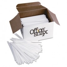 Plastic Stir Sticks, 5", Plastic, White, 1000/Box