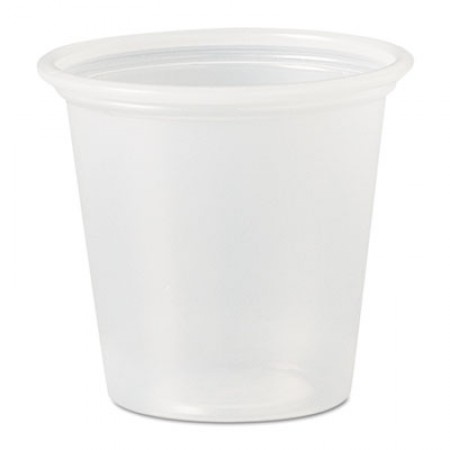 Dart Polystyrene Portion Cups, 1 1/4  oz. Translucent,- 2500 pcs