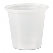 Dart Polystyrene Portion Cups, 1 1/4  oz. Translucent,- 2500 pcs