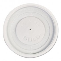 Dart Polystyrene Vented Hot Cup Lids, 4 oz. Cups, White - 1000 pcs