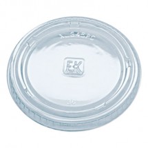 Clear Portion Cup Lids, Fits 3.25-5.5 oz. Cups, 2500/Carton
