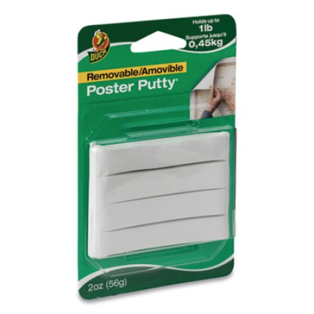 Poster Putty, Removable/Reusable, Nontoxic, 2 oz/Pack