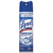 Lysol Power Foam Aerosol Bathroom Cleaner and Disinfectant 24 oz., 12 /Case