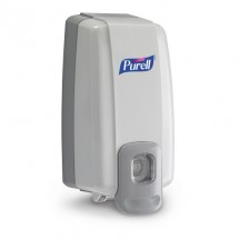 Purell NXT Space Saver Hand Sanitizer Dispenser, White/Gray, 1000 mL