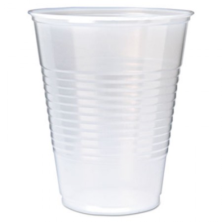 Fabri-Kal RK Ribbed Clear Cold Drink Cups, 12 oz., 1000/Carton