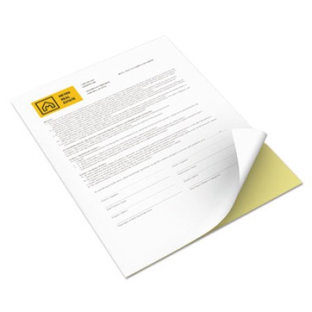 Revolution Digital Carbonless Paper, 1-Part, 8.5 x 11, Canary, 500/Ream