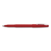 Rolling Writer Stick Roller Ball Pen, Medium 0.8mm, Red Ink/Barrel, Dozen