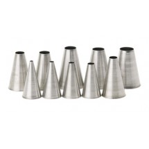 Royal PST 3 PL Stainless Steel Size 3 Pastry Tube with Plain Tip