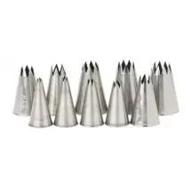 Royal PST 9 ST Stainless Steel Size 9 Pastry Tube with Star Tip