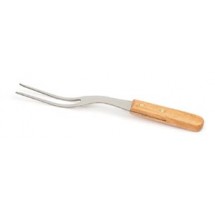 Royal ROY KF 9 9"L Kitchen Fork with Stainless Steel Tines and Wood Handle