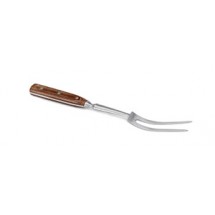 Royal ROY KF HD 14 14"L Kitchen Fork with Heavy Duty Forged Stainless Steel Tines and Wood Handle
