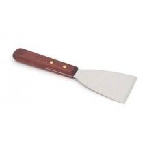 Royal ROY PANS 34 Stainless Steel Scraper with Wood Handle 3&quot;