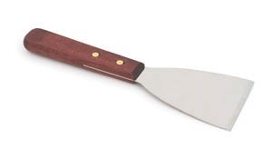 Royal ROY PANS 34 Stainless Steel Scraper with Wood Handle 3"